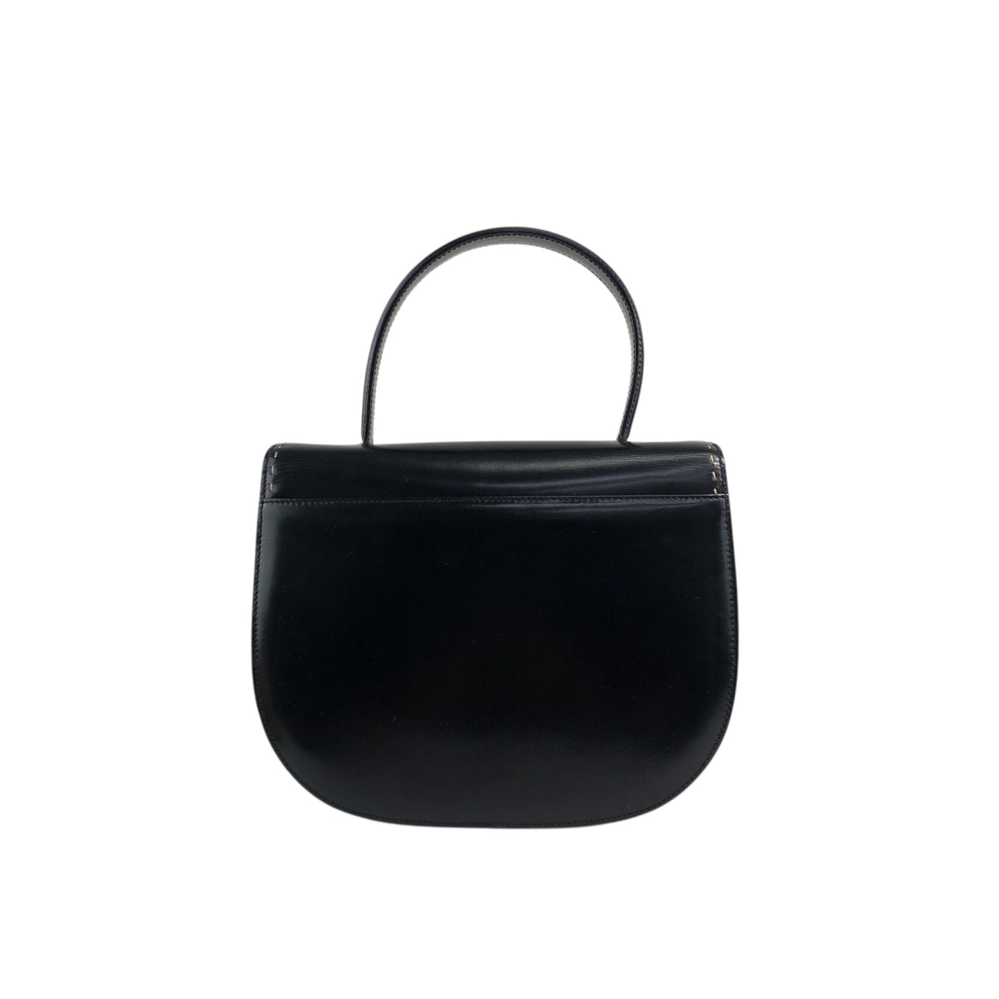 CELINE Starball Round Handbag Black Vintage 2ngrau