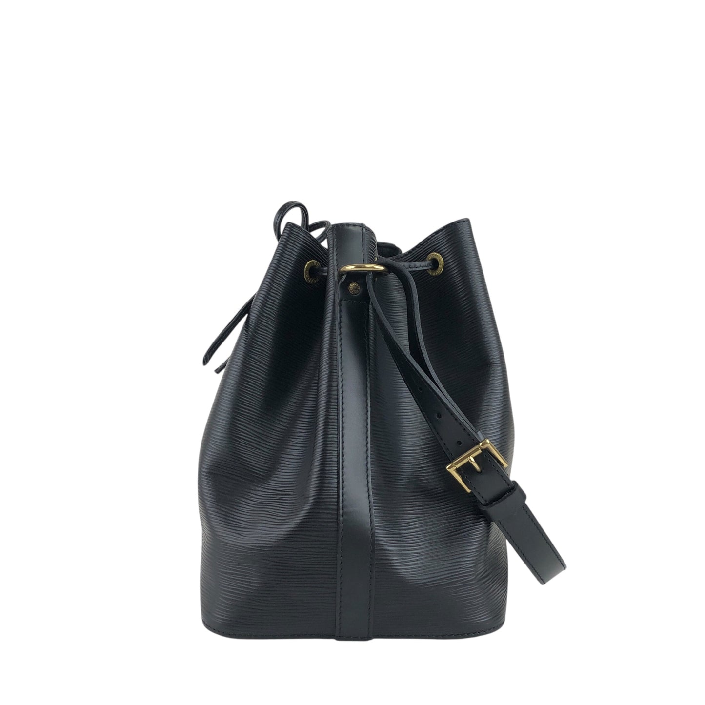 LOUIS VUITTON Epi Logo Shoulder bag Black M59012 Vintage yahgim