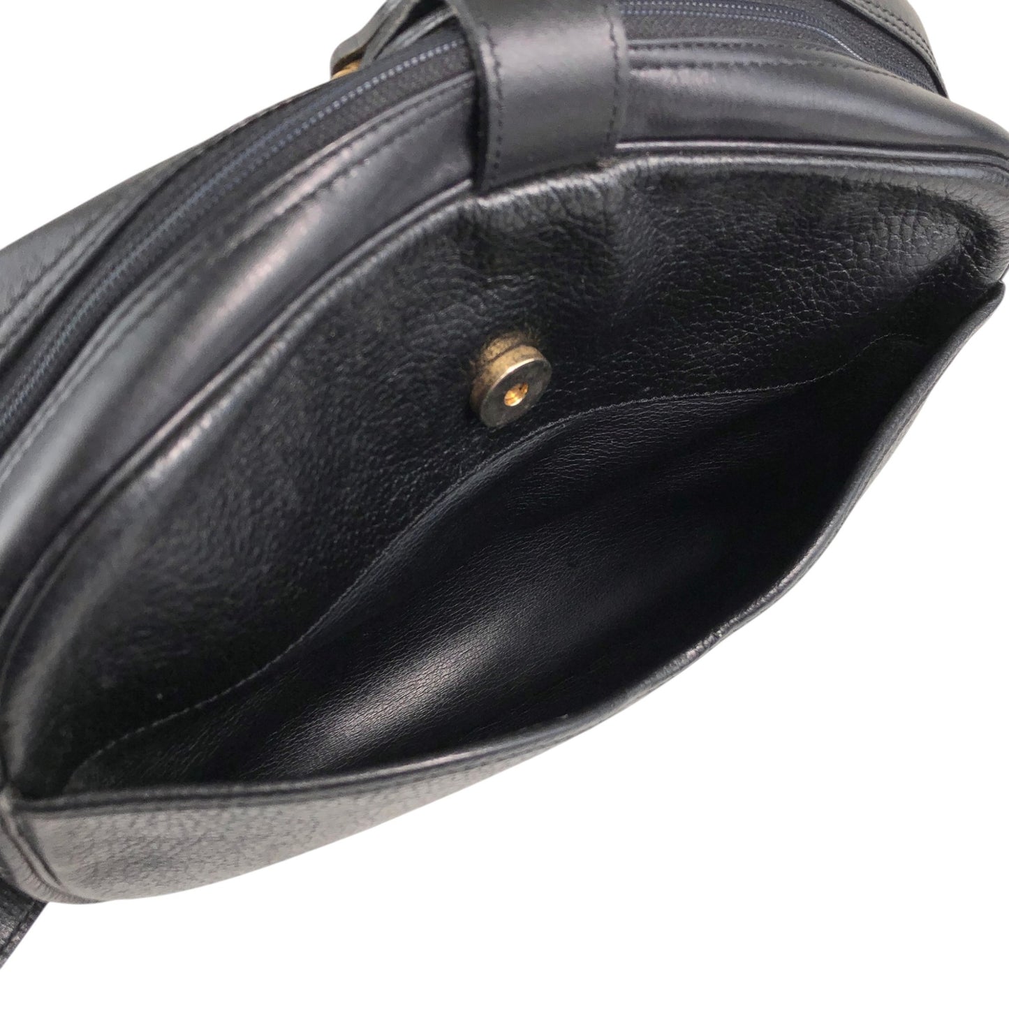 Christian Dior CD Logo Shoulder bag Black Vintage utsbka
