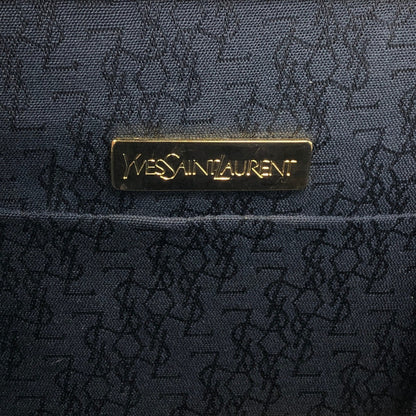 Yves Saint Laurent Metal Clasp Small Shoulder bag Black Vintage 8z366v
