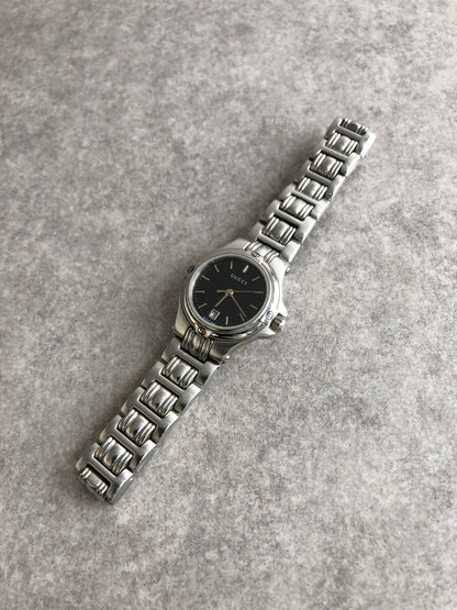 GUCCI GG Watch Silver 9040L Vintage ewahfk