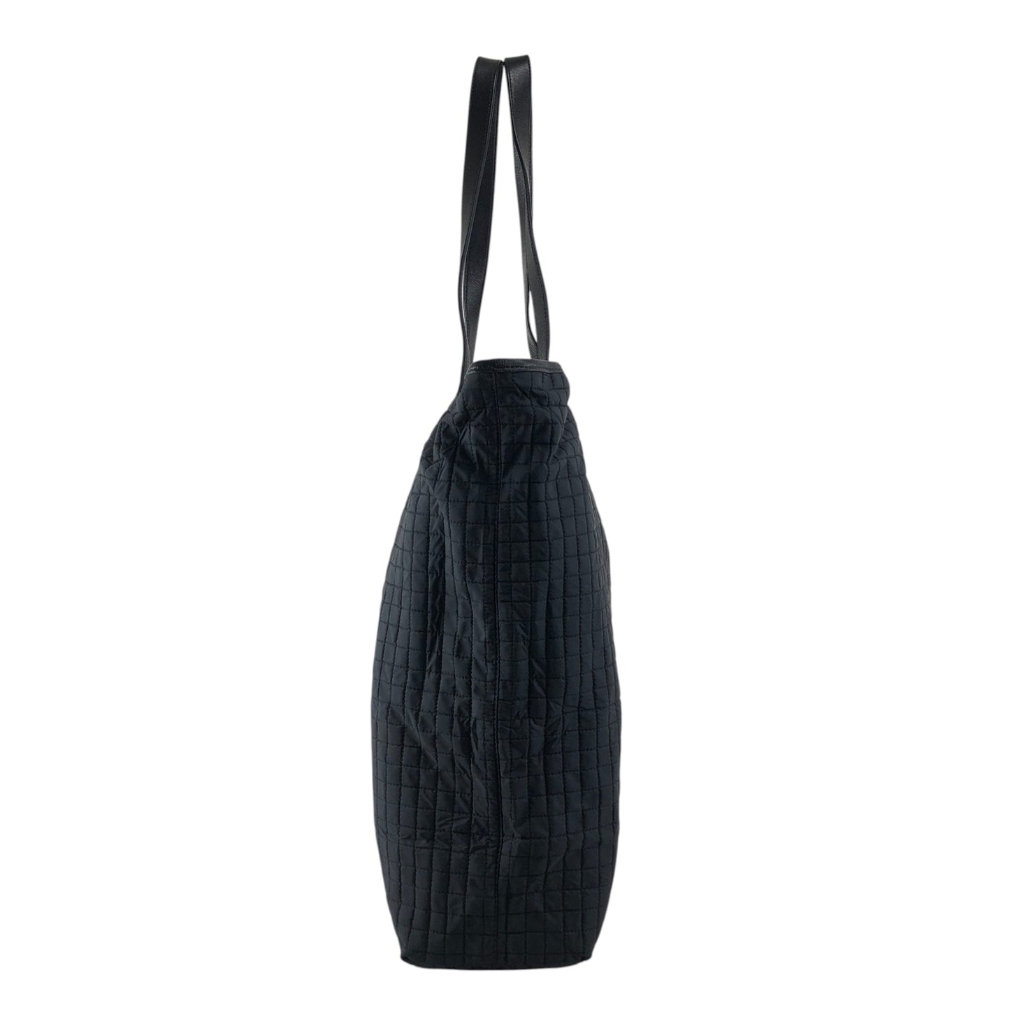 PRADA Triangle Logo Handbag Black Vintage vjh8nj