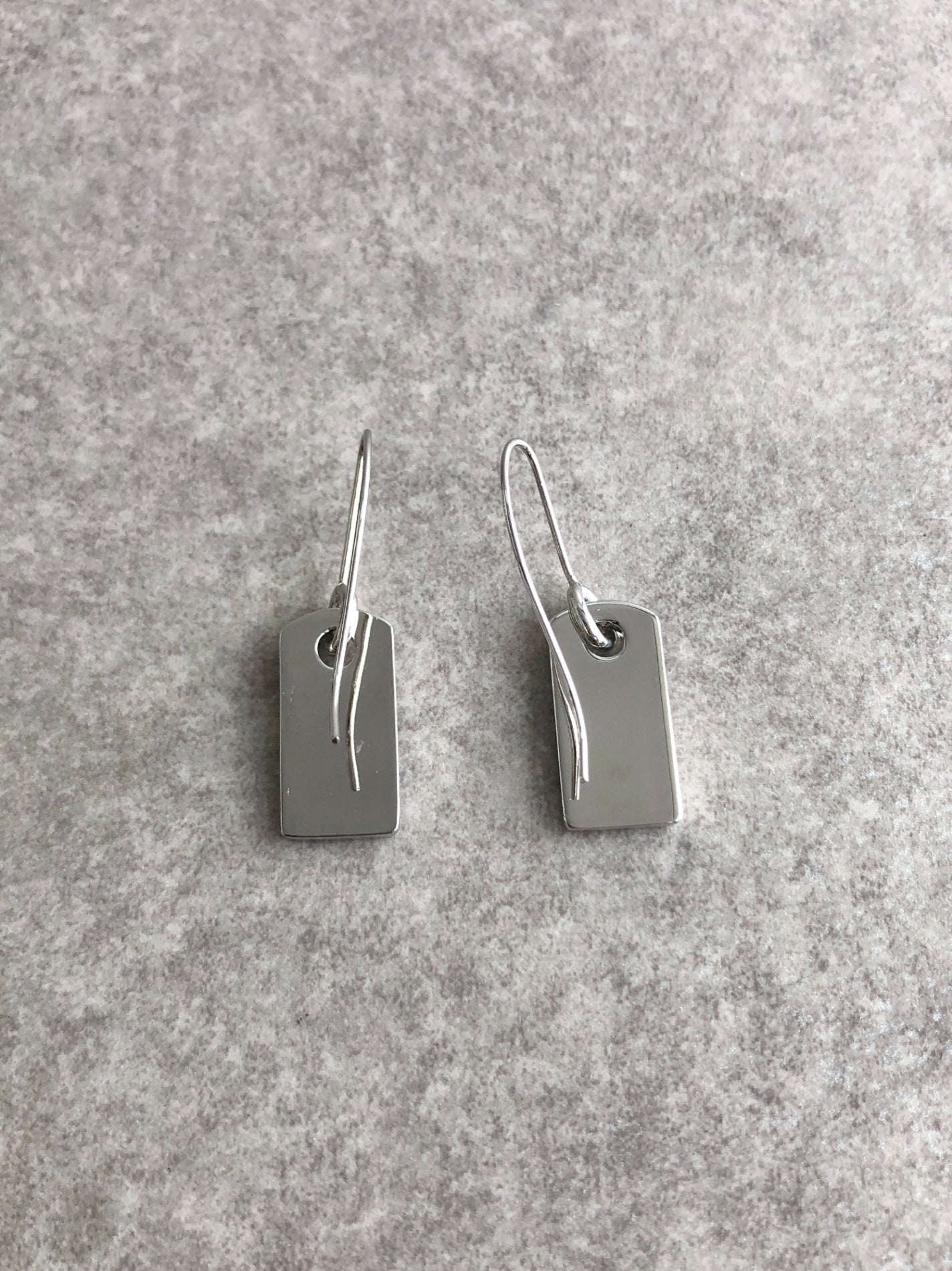 Christian Dior Logo Motif Stone Pierced Silver Vintage xzjvy6