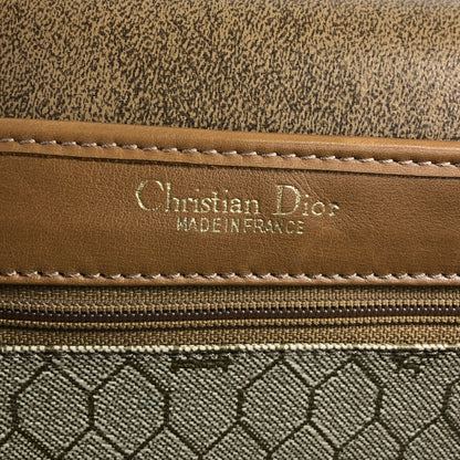 Christian Dior Honeycomb Pattern Shoulder bag Beige Vintage 7cr6d8