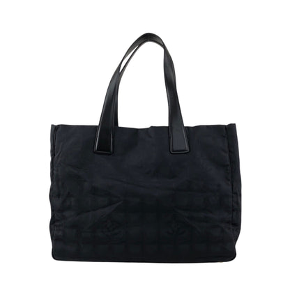 CHANEL New Travel Line Totebag Black Vintage tnjpfz