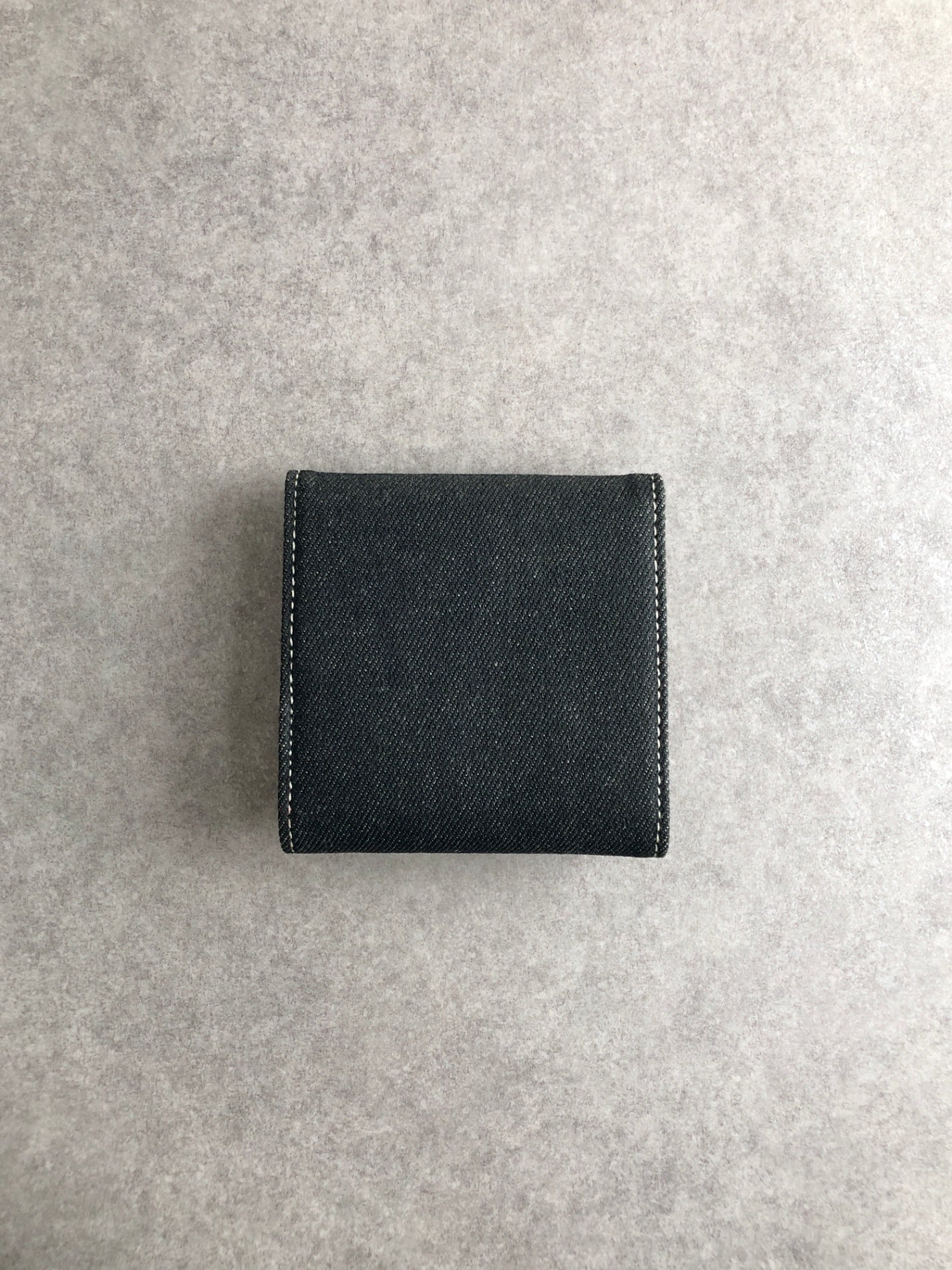 Christian Dior CD Logo Trifold Wallet Black Vintage 3wudpt