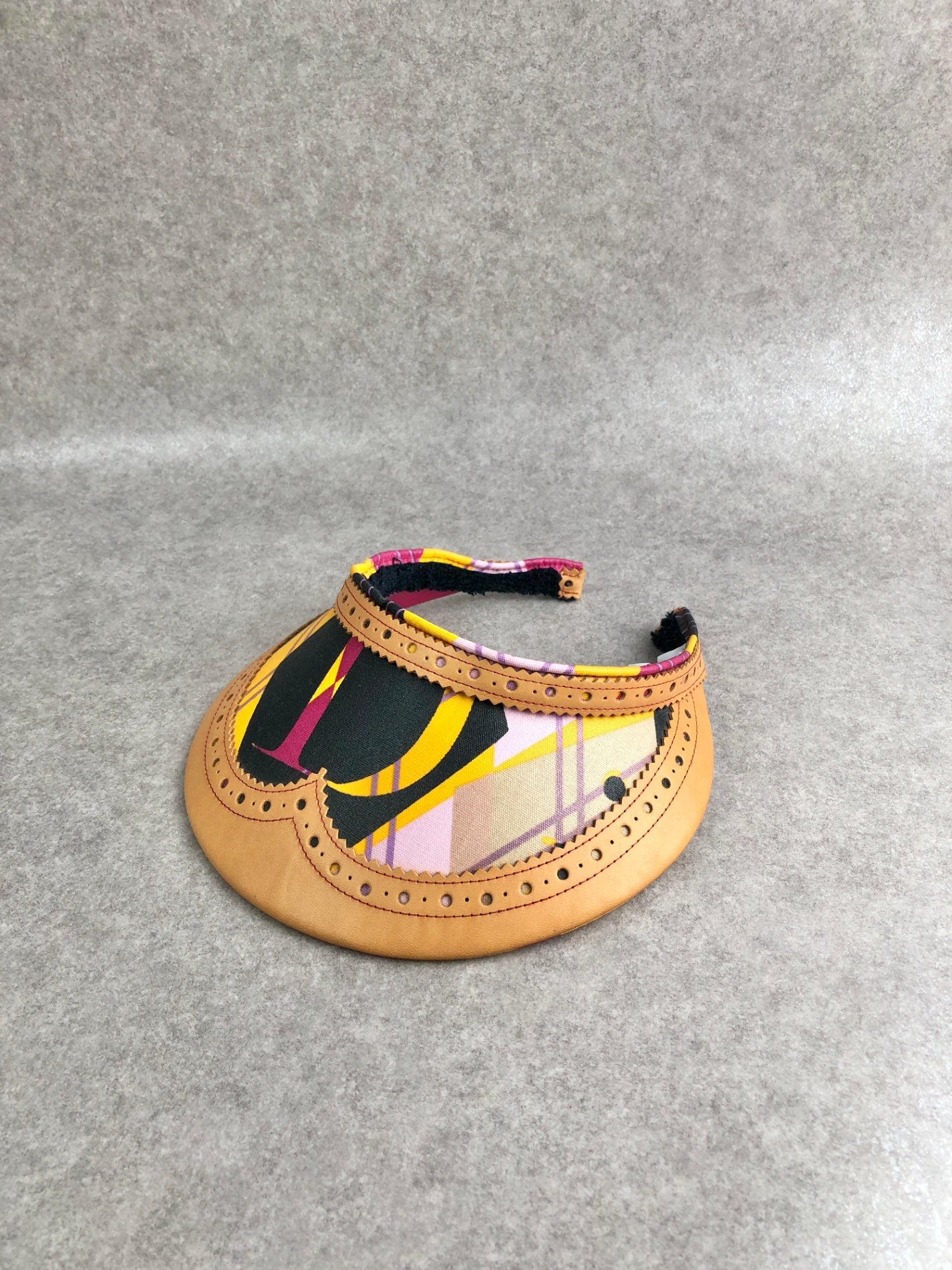 Christian Dior Sun visor Brown Vintage 77zcza