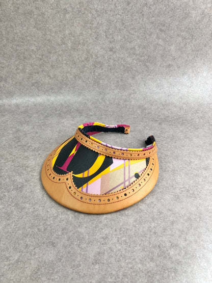 Christian Dior Sun visor Brown Vintage 77zcza