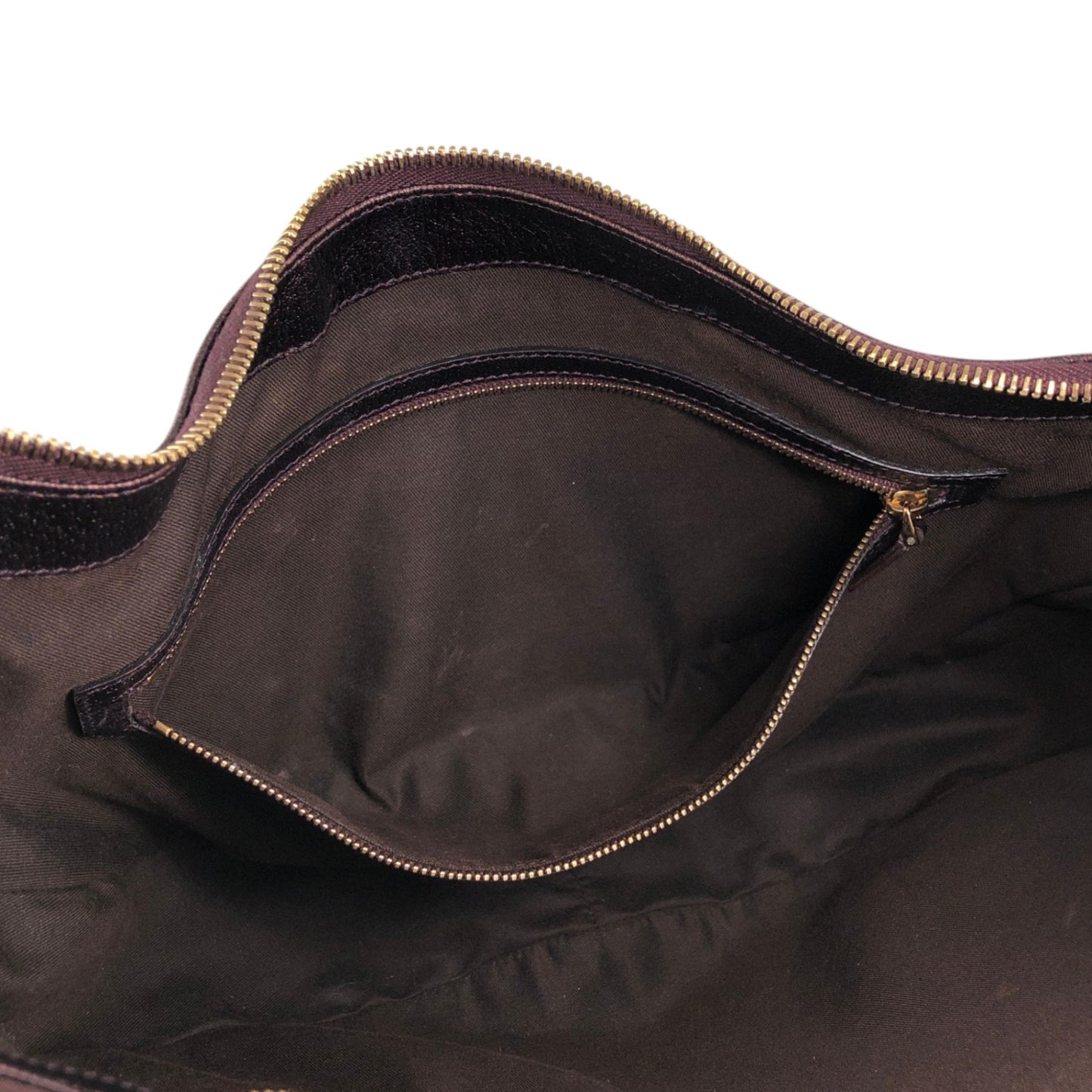 GUCCI Logo Shoulder bag Bordeaux Vintage wjm7n2