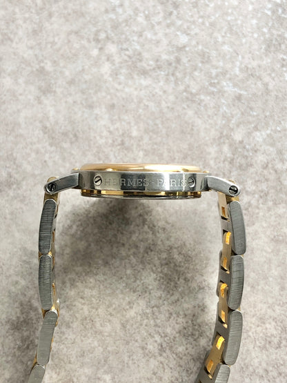 HERMES Watch Gold×Silver Vintage 2dapn5