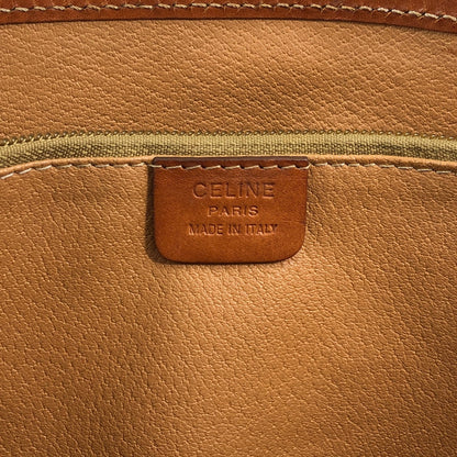 CELINE Macadam Blason Handbag Totebag Brown Vintage rfx5gg