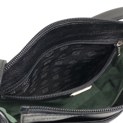 LOEWE Anagram Shoulder bag Black Vintage sxpusg