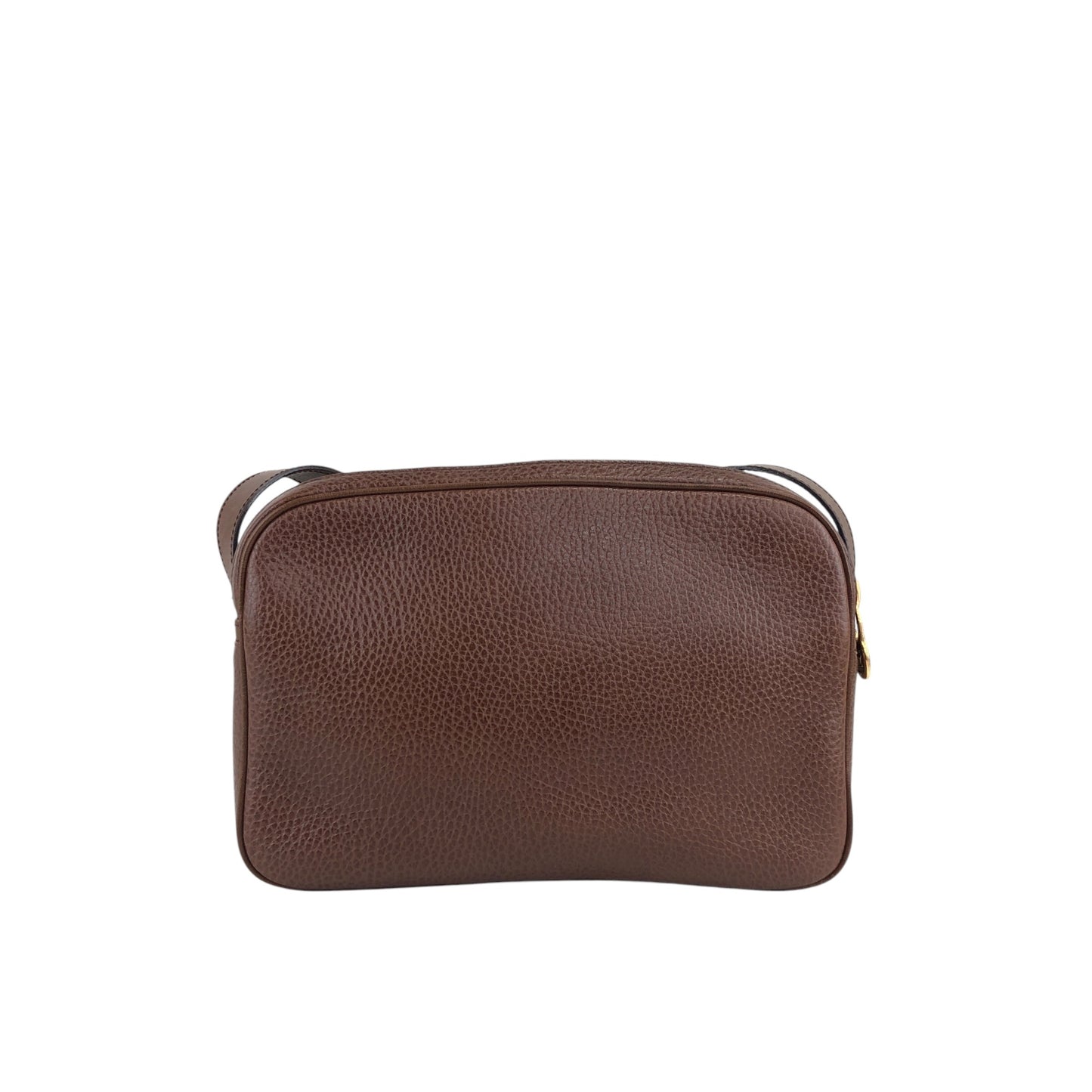 CELINE Gancini Shoulder bag Brown Vintage xdbhnp
