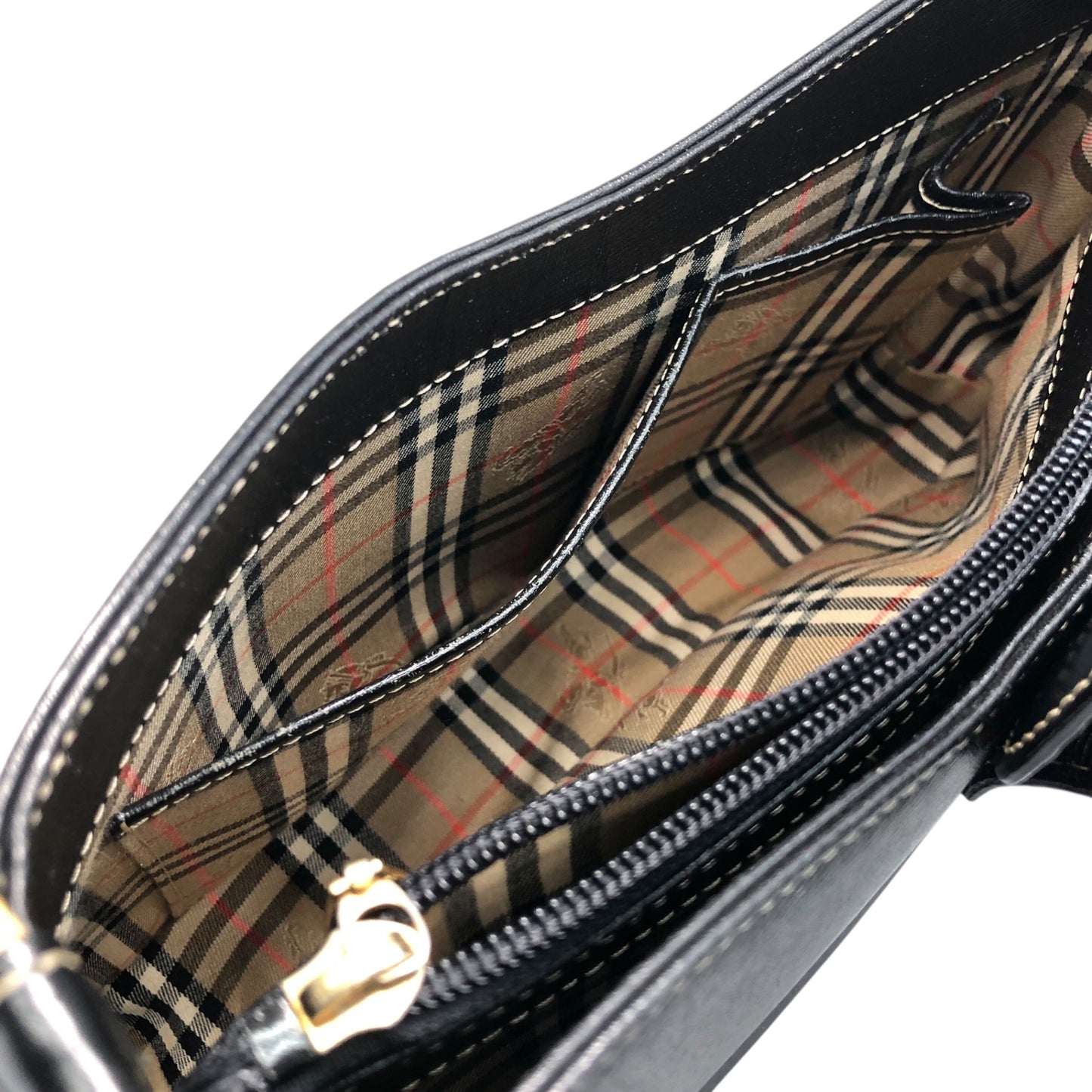 BURBERRY Shoulder bag Black Vintage ba84aj