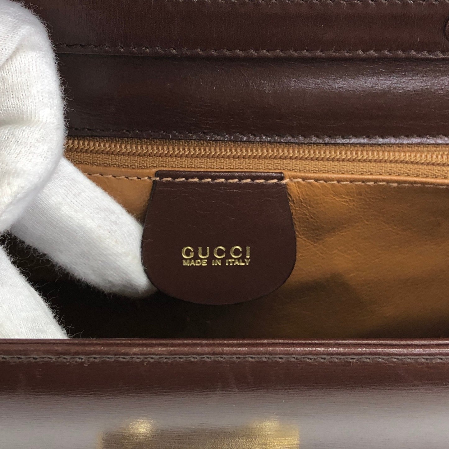 GUCCI Shoulder bag Brown Vintage imbphx
