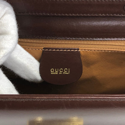 GUCCI Shoulder bag Brown Vintage imbphx