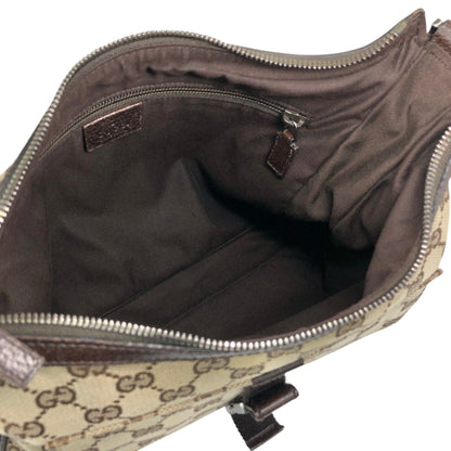 GUCCI GG Canvas Shoulder bag Brown Vintage arvcnf