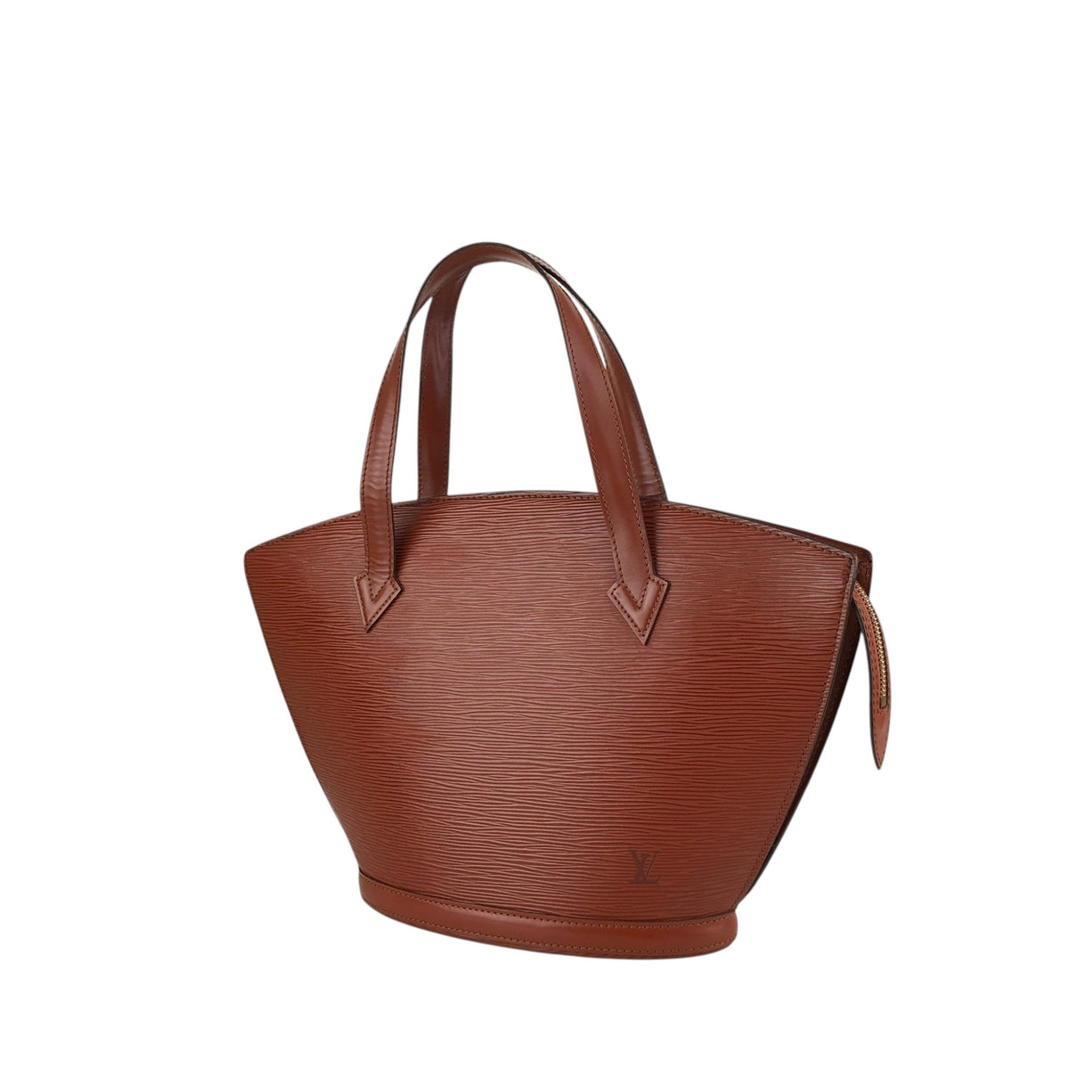LOUIS VUITTON Epi Handbag Brown Vintage 3yuvfz