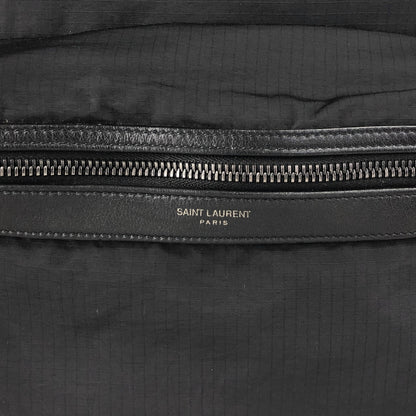 Yves Saint Laurent Logo Backpack Black Vintage 7tw3dp
