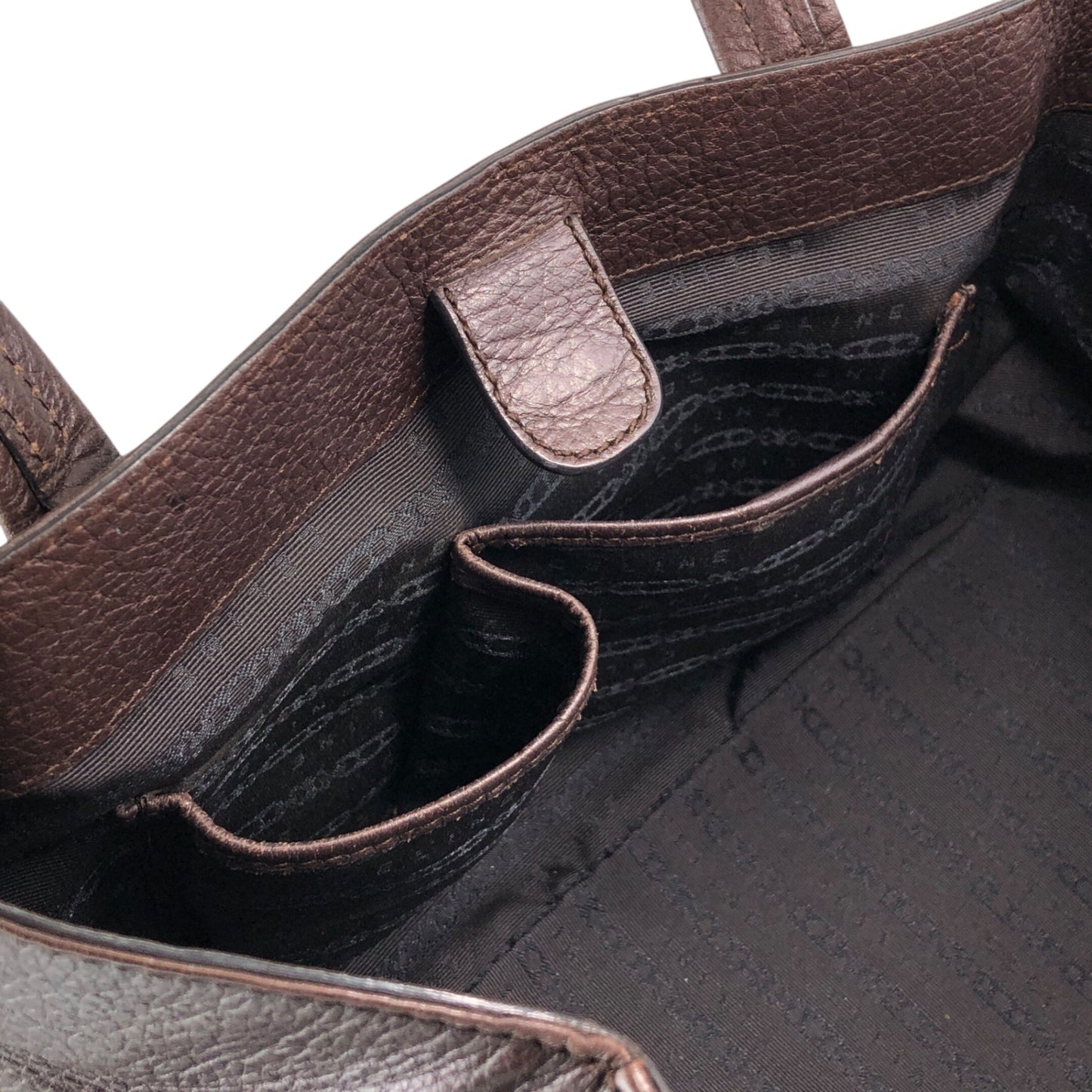 CELINE Blason Totebag Brown Vintage 7dzt2e