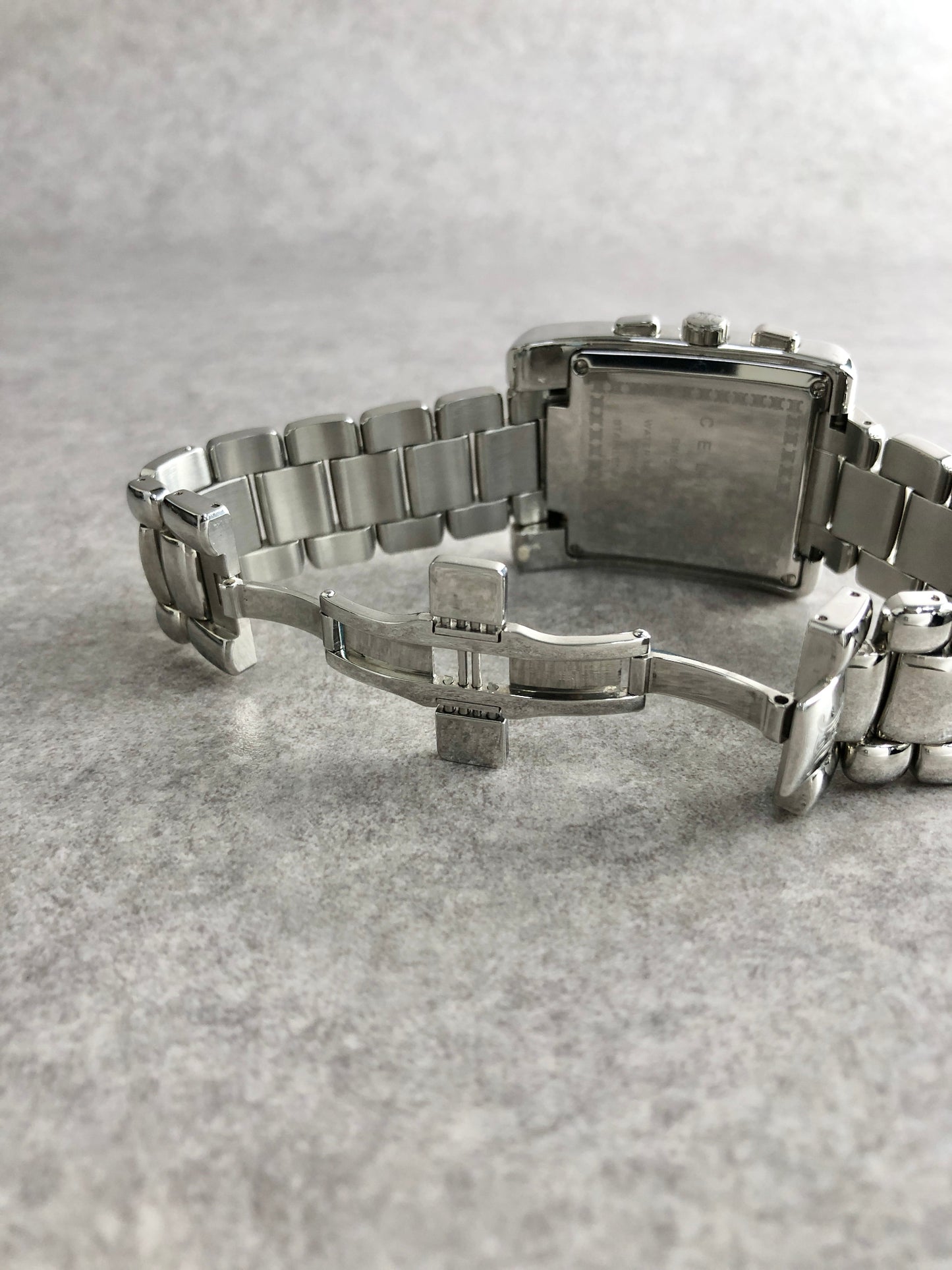 CELINE Logo Watch Silver Vintage hxzjjf