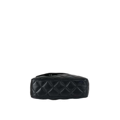 GIVENCHY Logo Tassel Chain Shoulder bag Black Vintage sgwgmf