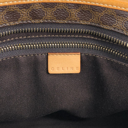 CELINE Macadam Handbag Totebag Brown Vintage v7jdmm