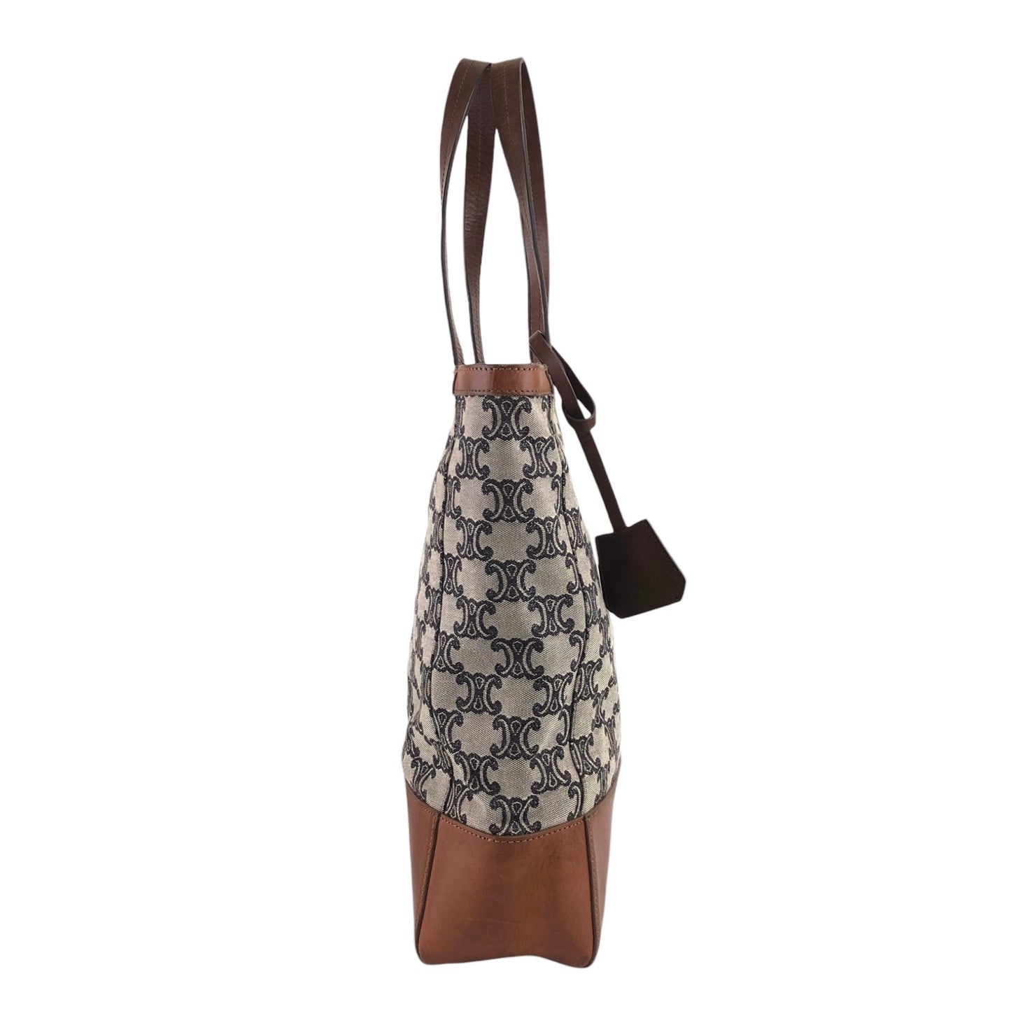 CELINE Triomphe Totebag Brown Vintage 38764j