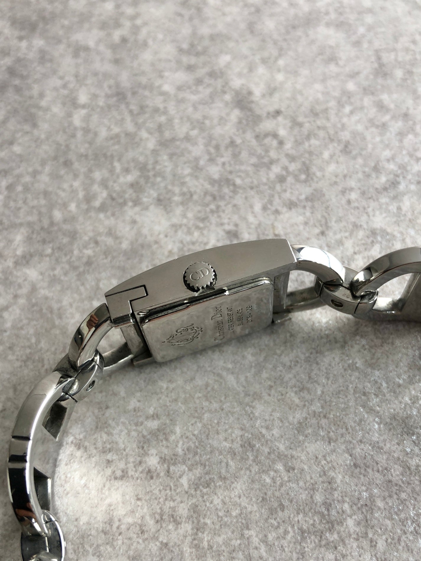 Christian Dior Quartz Watch Silver Vintage cua7kz