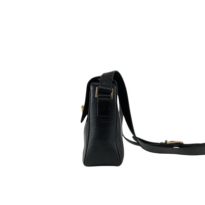 CELINE Gancini Shoulder bag Black Vintage s3twv4