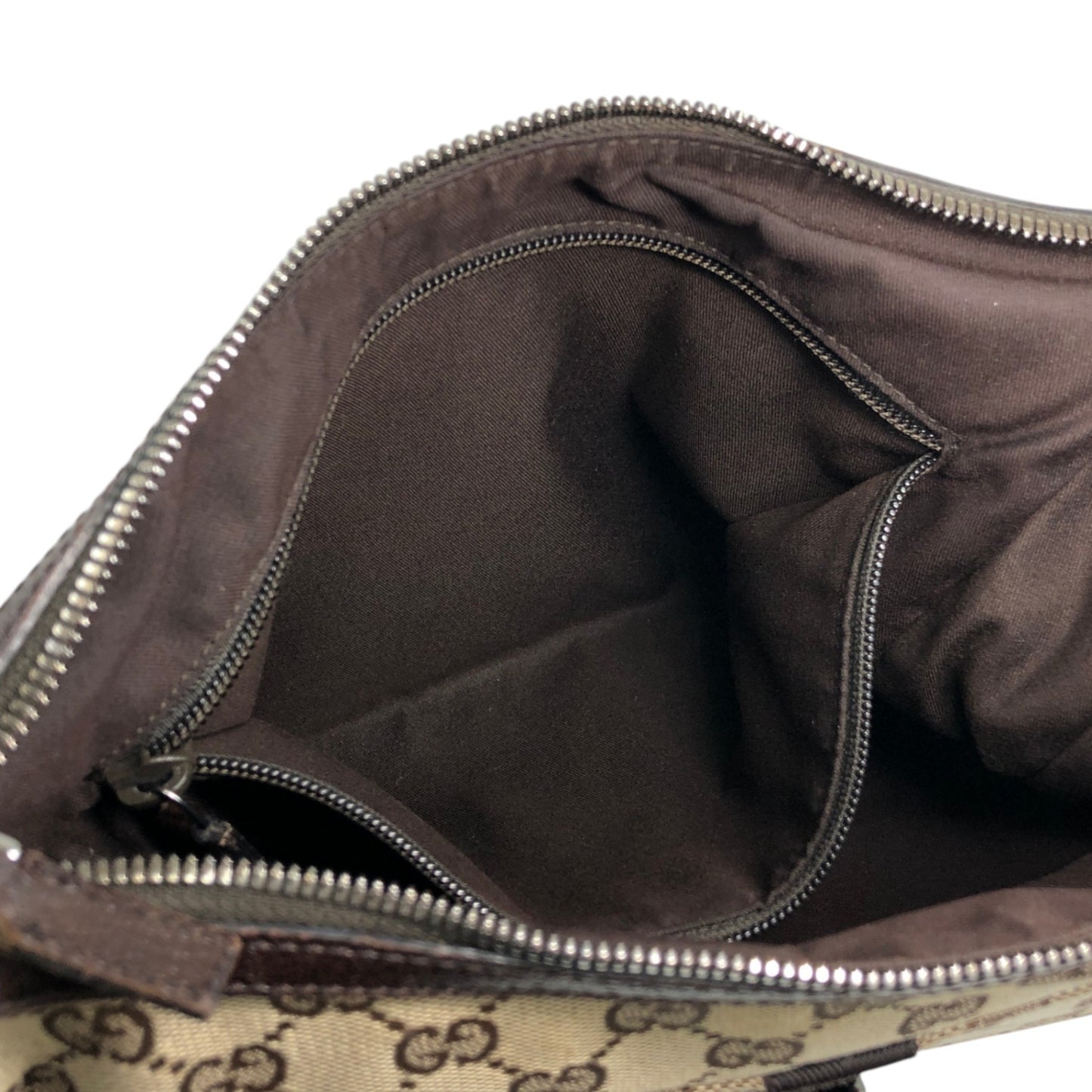 GUCCI GG Canvas Shoulder bag Brown Vintage arvcnf