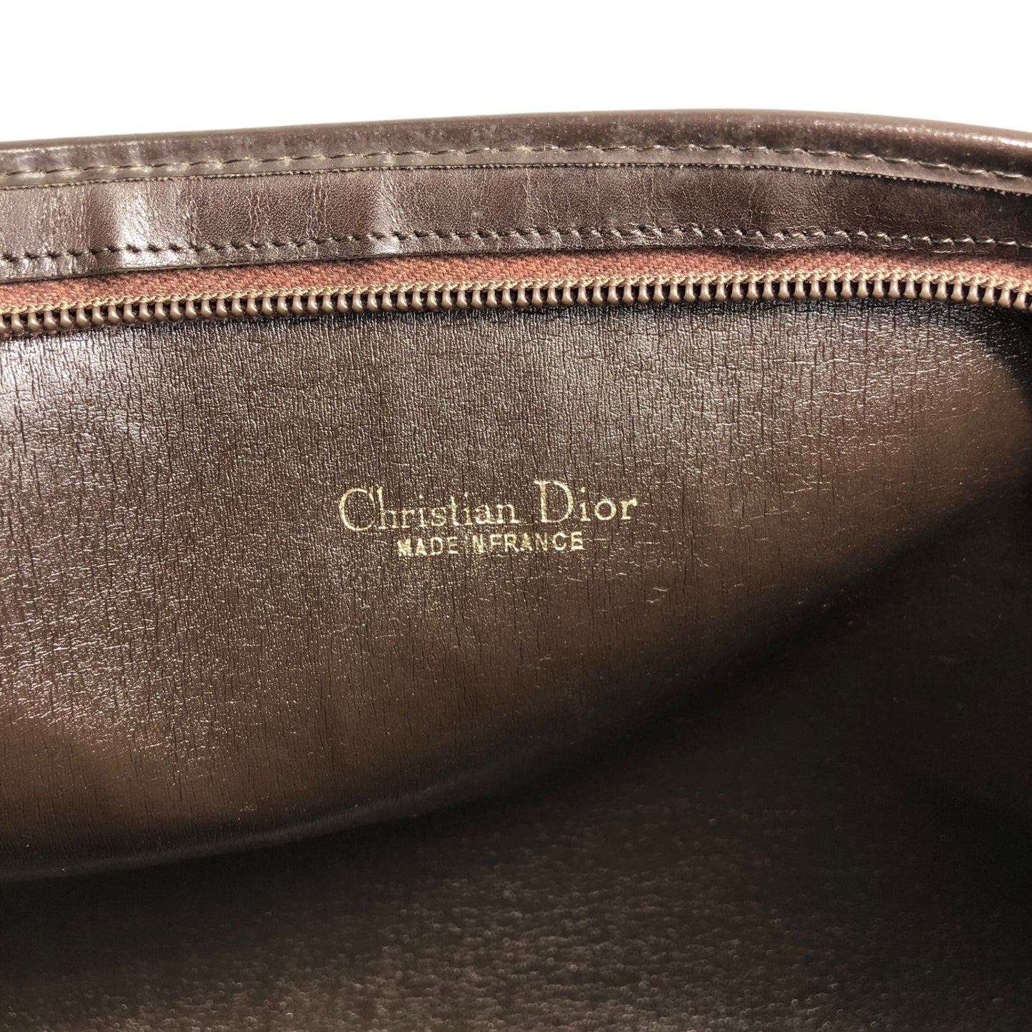 Christian Dior Trotter Shoulder bag Brown Vintage whe6e8