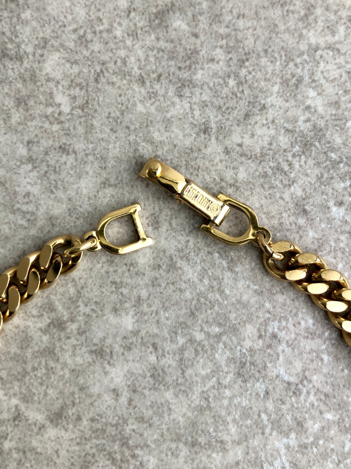 Christian Dior Bracelet Gold Vintage 2mtjbe