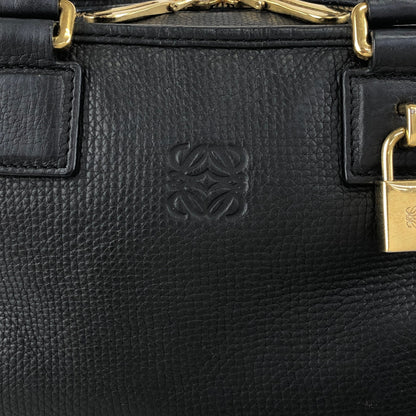LOEWE Amazona28 Anagram Handbag Boston bag Black Vintage n43dbr