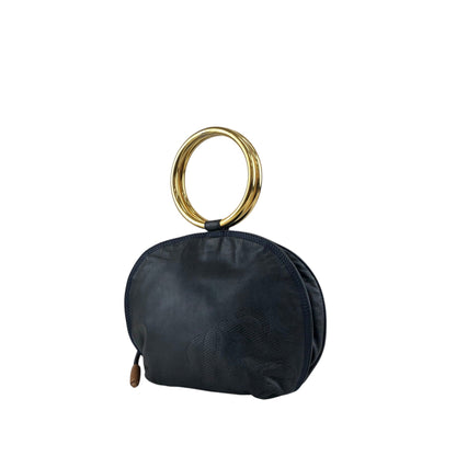 LOEWE Anagram Handbag Black Vintage atujby