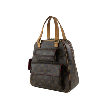 LOUIS VUITTON Monogram Handbag Brown M51161 Vintage bfxwva
