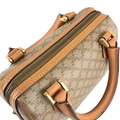 CELINE Macadam Two-way Handbag Shoulder bag Beige Vintage f3hr3k