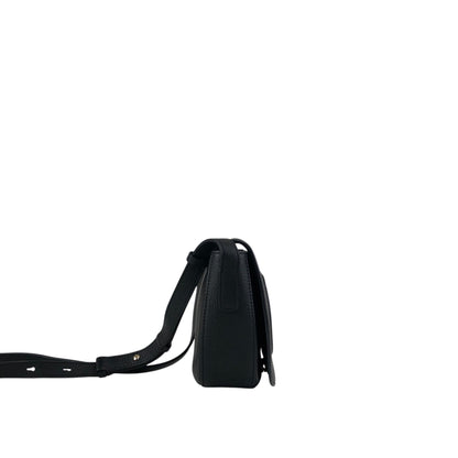 Salvatore Ferragamo Gancini Shoulder bag Black Vintage da8ayc