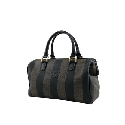 FENDI Pecan Two-way Small Boston bag Shoulder bag Black Vintage ujwz5t