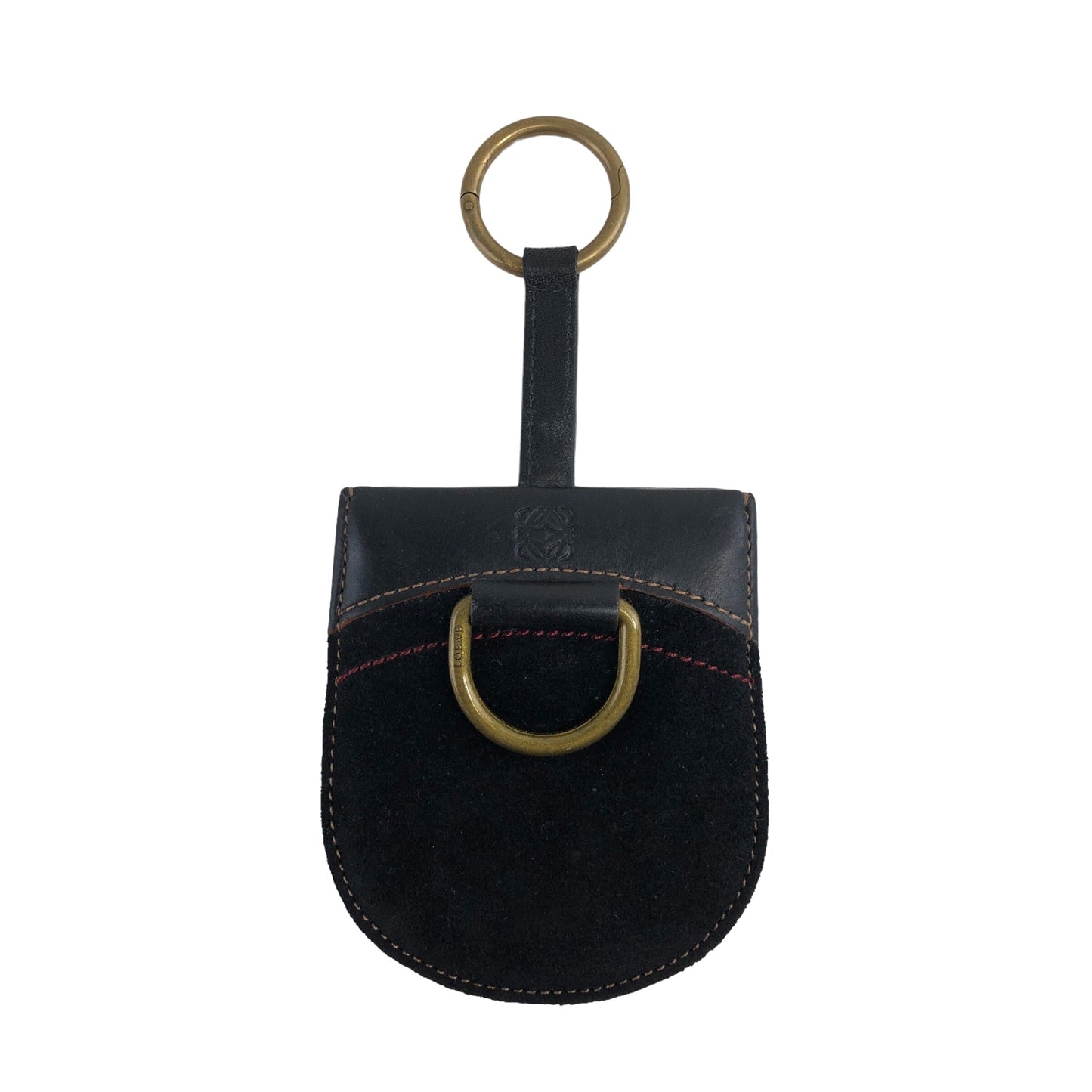 LOEWE Anagram Key Case Black Vintage baerut