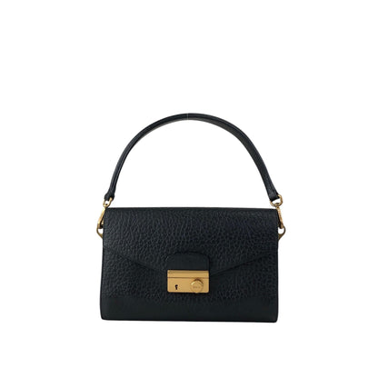 PRADA Lock Shoulder bag Black Vintage pjtker