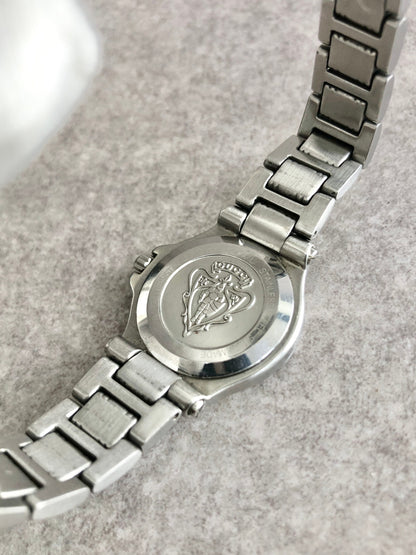 GUCCI GG Watch Silver 9040L Vintage 8xaiw7