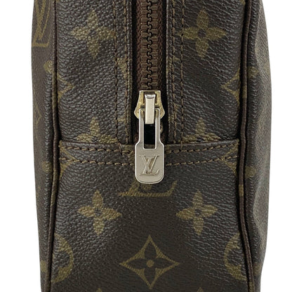 LOUIS VUITTON Monogram Clutch bag Brown Vintage ptjznr