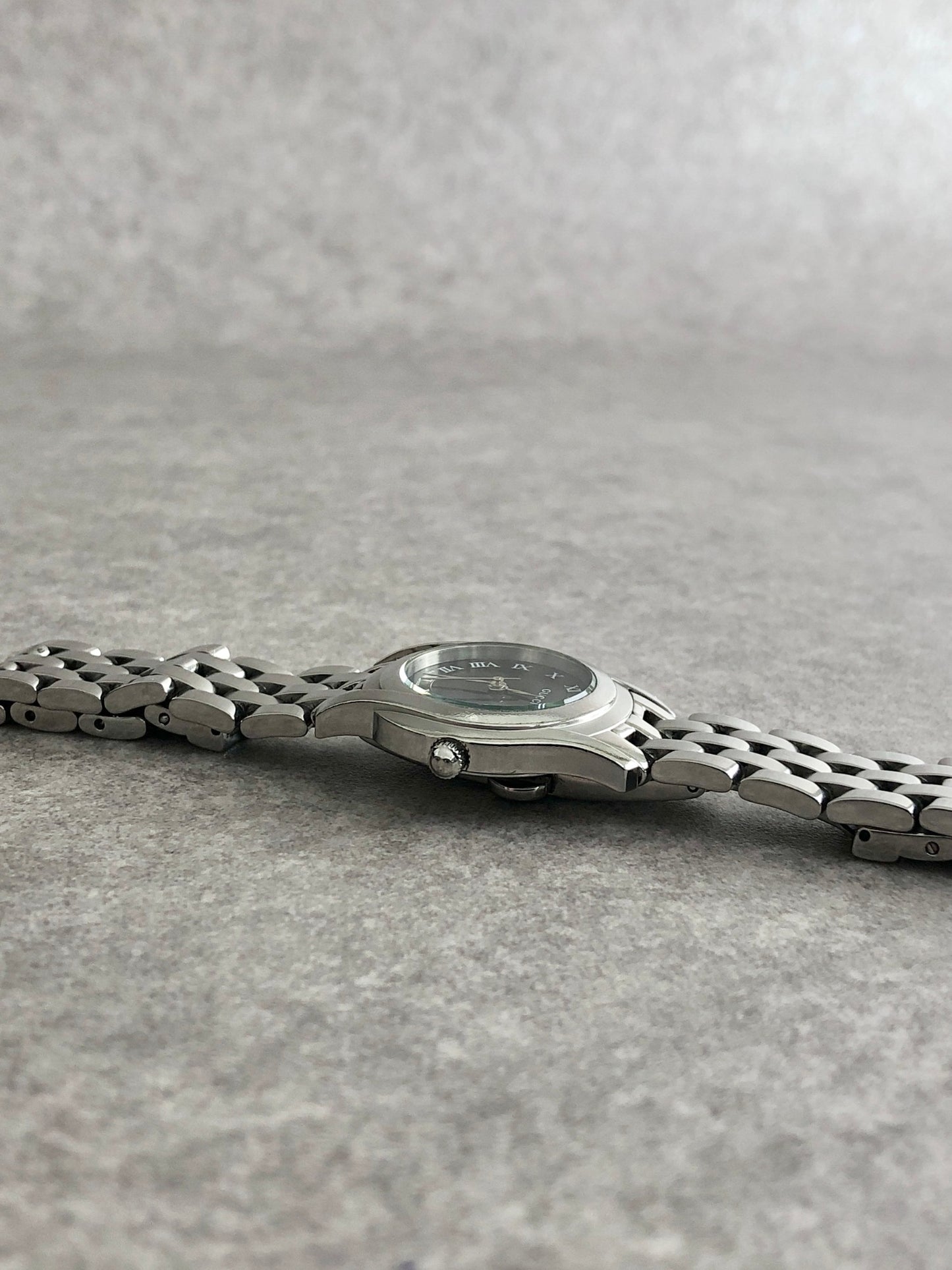 GUCCI Quartz Watch Silver 5500L Vintage y5m2nz