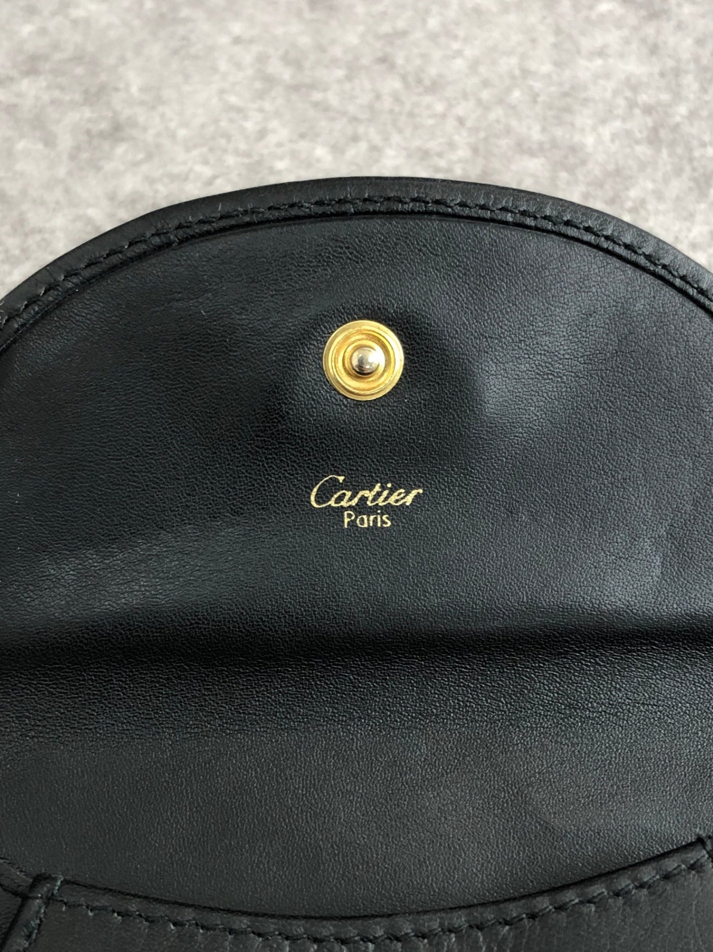 Cartier Coin Purse Black Vintage wuzxwr