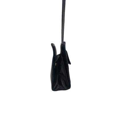 CELINE Macadam Shoulder bag Black Vintage dwm48m