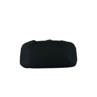 PRADA Logo Ribbon Motif Two-way Handbag Shoulder bag Black Vintage 33v85k