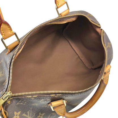 LOUIS VUITTON Monogram Small Boston bag Handbag BrownM41528  Vintage ejs7u6