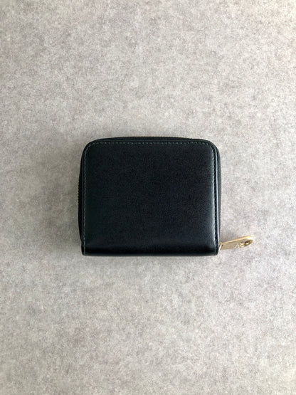 Salvatore Ferragamo Gancini Folded Wallet Black Vintage f27ab4