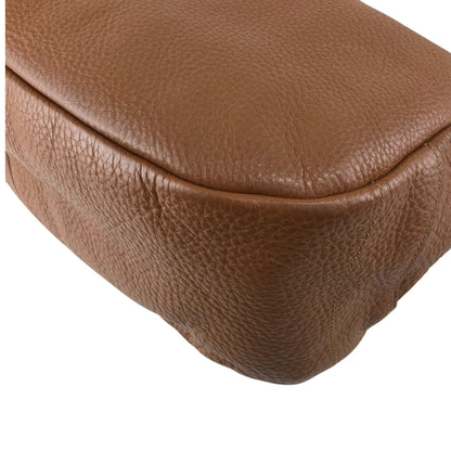 PRADA Logo Shoulder bag Brown Vintage rghemx